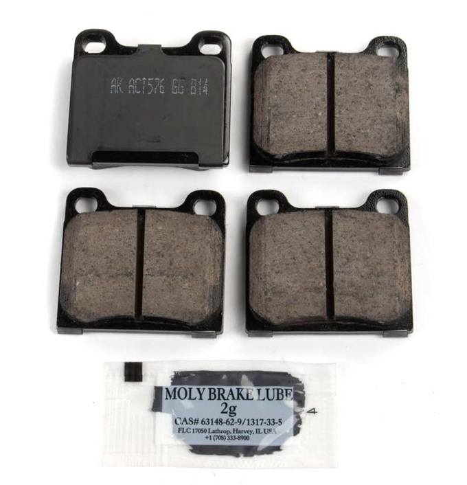 Mercedes Porsche Disc Brake Pad Set - Rear 271824 - Akebono Euro Ultra-Premium EUR31